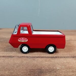 Tonka Jeep FC Pickup Truck Mini-Tonka Red Good Vintage Pressed Steel 1960s Toy
